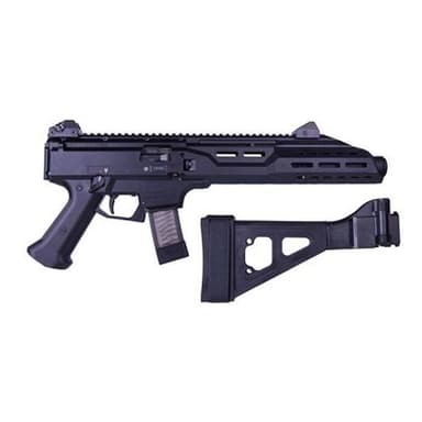 CZ Scorpion Evo 3 S1 9mm Pistol w/ Folding Brace & Flash Can