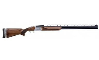 SKB 90 HTR Trap Shotgun - 12 GA, 32" Barrel, Chrome/Black Finish