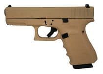 Glock 19 Gen4 Desert Sand 9mm, Compact Semi-Auto, 15-Round Capacity - 9mm