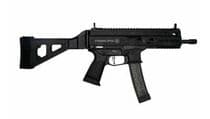 Global Ordnance 850003223056 Power Stribog SP9A1 8" Barrel 30 RD Mag w/ Brace Black