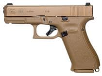 Glock 19X Gen5 Coyote Tan 9MM Safe Action Pistol -... - 9mm