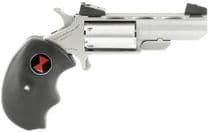 NAA Black Widow Gen 1: Compact .22 Magnum Revolver, Stainless Steel Finish - .22 WMR