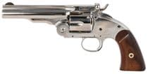 Taylors Schofield .45 Colt Nickel 5" Top Break Revolver - Classic Series - .45 Colt