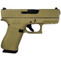 Glock 43X MOS Gen 1, 9mm FDE Compact, Optics-Ready Concealed Carry - 9mm