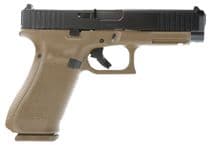 Glock G47 Gen 5 MOS 9mm FDE Pistol - Optics-Ready, 4.49" Barrel, 10+1 - 9mm