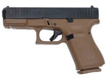 Glock 19 Gen 5 Compact 9mm Pistol - FDE/Black, 15+1 Rounds, Reliable Power - 9mm