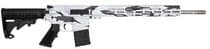 GLFA Snow Camo AR-15 .450 Bushmaster Gen 1 Semi-Auto Rifle - .450 Bushmaster
