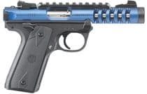 Ruger Mark IV 22/45 Lite Blue .22 LR Pistol - Prec... - .22 LR