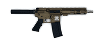GLFA AR-15 Pistol Bronze .223 Wylde 7.5" Semi-Auto... - .223 Wylde
