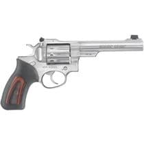 Ruger GP100 .22 LR Revolver - Satin Stainless, Fiber Optic Sights - .22 LR
