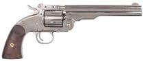 Cimarron No.3 Schofield Nickel .45 Colt Revolver - Classic 7" Barrel - .45 Colt