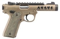 Ruger Mark IV Gen-4 .22 LR FDE Semi-Auto Pistol, 1... - .22 LR