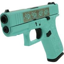 GLOCK G43X Tiffany Blue 9mm - Elegant Compact EDC ... - 9mm