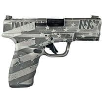 Springfield Hellcat Pro OSP Distressed Flag White 9mm Pistol - 9mm