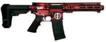 Zeus Arms Aether Deadpool 5.56 NATO 7.5in Red - 5.56 NATO