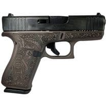 Glock 43x Gen 1 Vortex Bronze Engraved 9mm Compact... - 9mm