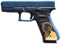 Glock G45 Gen5 MOS Presidential Blue 9mm, 17-Rd, "America First 47th" - 9mm