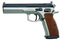 CZ 75 Tactical Sport G1 - Precision 9mm, 20-Round, Two-Tone Pistol - 9mm