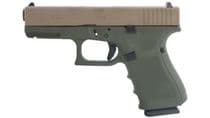 Glock 19 Gen 4 OD/FDE 9mm Semi-Auto Pistol, 15Rd C... - 9mm